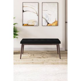 Canisa Concept Pera Serisi 40 cm Siyah Gürgen Tam İskelet Kumaş Bench