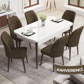 Canisa Concept Rio Açılabilir 80x132 cm MDF Mutfak Masası