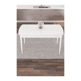Canisa Nex Serisi Açılabilir 80x132 MDF Beyaz Mutfak Masası