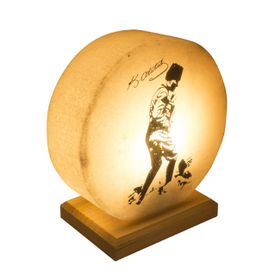 Çankırı Tuz Lamba Kemal Atatürk Tasarımlı Daire Kaya Tuzu Lambası