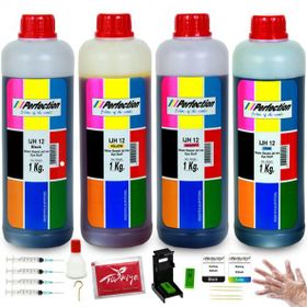 Canon 4x1 kg Perfection E414 404 484 E474 Yazıcı Uyumlu Kartuş Dolum Seti