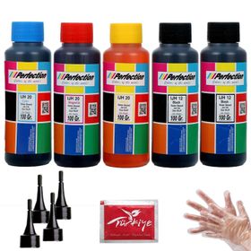 Canon 5X100 ml Bitmeyen Kartuş Uyumlu Mürekkep