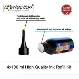 Canon 5x100 ml Perfection E414 404 484 E474 Yazıcı Uyumlu Kartuş Dolum Seti