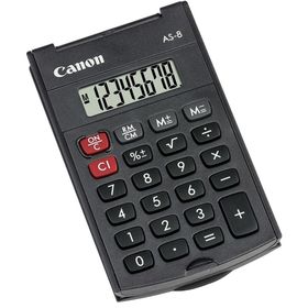 Canon AS-8 Siyah 8 Haneli Hesap Makinesi