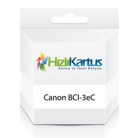 Canon BCI-3EC Mavi Muadil Kartuş