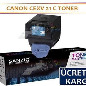 Canon C-EXV-21 Muadil Mavi Fotokopi Toner