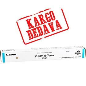 Canon C-EXV-49 Mavi Fotokopi Toneri