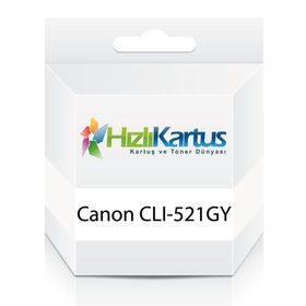 Canon CLI-521GY 2937B004AA Gri Muadil Kartuş