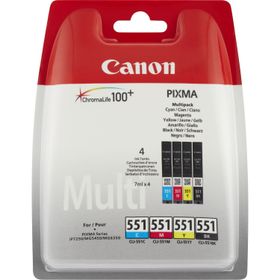Canon CLI-551 4'lü Set Mürekkep Kurtuş