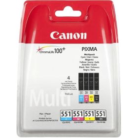Canon CLI-551CMYBK Multipack Mürekkep Kartuşu