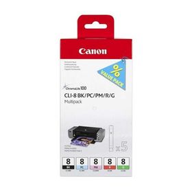 Canon CLI-8BK-CLI-8PC-CLI-8PM-CLI-8R-CLI-8G Kartuş Avantaj Paketi