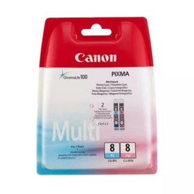 Canon CLI-8PC CLI-8PM 0624B026 2'li Paket Orijinal Kartuş