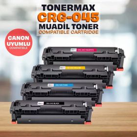 Canon CRG-045 I-Sensys LBP-611CN Muadil Toner Seti