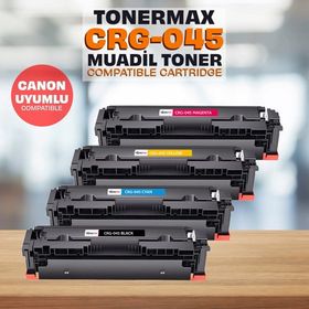 Canon CRG-045 I-Sensys LBP-611CN Muadil Toner Seti