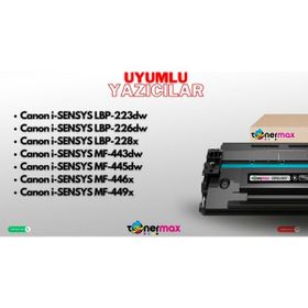 Canon CRG-057 3K Çipli Muadil Toner