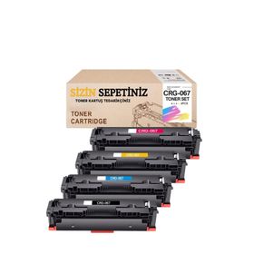 Canon CRG-067 I-Sensys 631CW LBP 633CDW MF651CW MF 655CDW MF 655CX MF 657CDW Çipli Muadil Toner Set