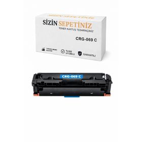 Canon CRG-069 i-Sensys MF752CDW Mavi Chipsiz Muadil Toneri