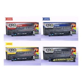 Canon CRG 069 Standart Kapasite 4 Renk Set Çipsiz Muadil Toner