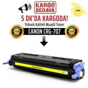Canon CRG-707-9421A004 Sarı Muadil Toner