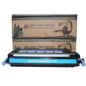 Canon CRG-711 Mavi Muadil Toner
