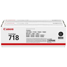Canon CRG-718/2662B017 Siyah Orjinal 2'li Toner