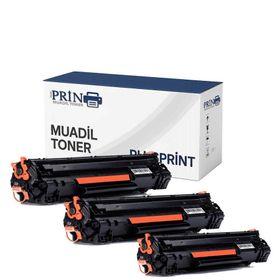 Canon CRG-737 I-Sensys MF232W Uyumlu 3'lü Muadil Toner