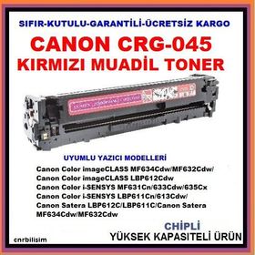 Canon CRG045 Canon CRG045 Kırmızı Uyumlu Toner