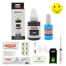 Canon Ekoset E514 Siyah Dolum Seti PG-84 Kurtuş