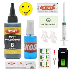 Canon Ekoset PG-510 Siyah Dolum Seti Kurtuş