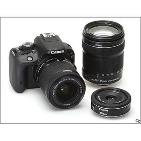 Canon EOS 100D 18-55mm + 40mm Lens DSLR Fotoğraf Makinesi