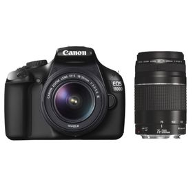Canon EOS 1100D 18-55mm + 75-300mm Lens DSLR Fotoğraf Makinesi