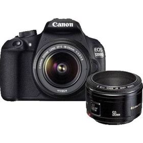 Canon EOS 1200D 18-55mm IS + 55-250mm IS Lens DSLR Fotoğraf Makinesi
