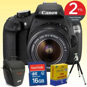 Canon EOS 1200D 18-55mm IS II Lens DSLR Fotoğraf Makinesi