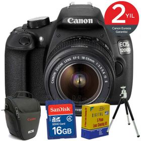 Canon EOS 1200D 18-55mm IS II Lens DSLR Fotoğraf Makinesi