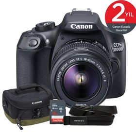 Canon EOS 1300D 18-55mm IS Lens DSLR Fotoğraf Makinesi