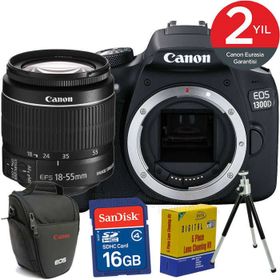 Canon EOS 1300D 18-55mm IS Lens DSLR Fotoğraf Makinesi