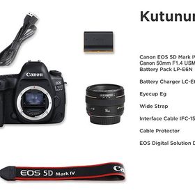 Canon EOS 5D Mark IV 50mm Lens DSLR Fotoğraf Makinesi