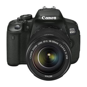 Canon EOS 650D 18-135mm IS Lens Siyah DSLR Fotoğraf Makinesi