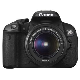 Canon EOS 650D 18-55mm IS II + 55-250mm Lens DSLR Fotoğraf Makinesi