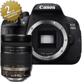 Canon EOS 700D 18-200mm IS Lens DSLR Fotoğraf Makinesi