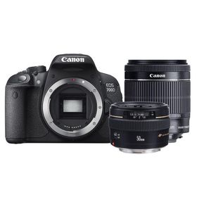 Canon EOS 700D 18-55 STM + 50mm Lens DSLR Fotoğraf Makinesi