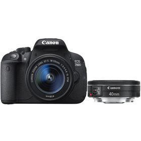Canon EOS 700D 18-55mm + 40mm STM Lens DSLR Fotoğraf Makinesi