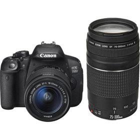 Canon EOS 700D 18-55mm + 75-300mm Lens DSLR Fotoğraf Makinesi