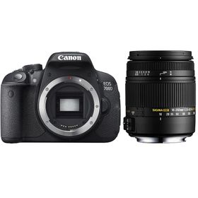 Canon EOS 700D Sigma 18-250mm DC Macro Lens DSLR Fotoğraf Makinesi