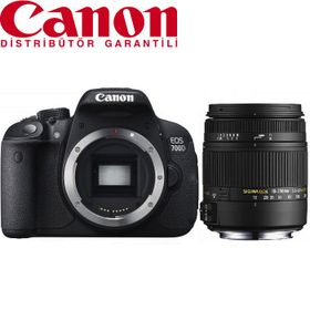 Canon EOS 700D Sigma 18-250mm Lens DSLR Fotoğraf Makinesi