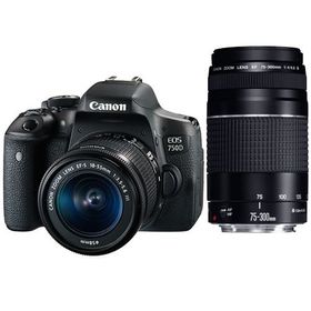 Canon EOS 750D 18-55mm + 75-300mm Lens DSLR Fotoğraf Makinesi