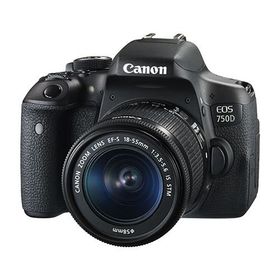 Canon EOS 750D 18-55mm + 75-300mm Lens DSLR Fotoğraf Makinesi