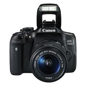 Canon EOS 750D 18-55mm + 75-300mm Lens DSLR Fotoğraf Makinesi