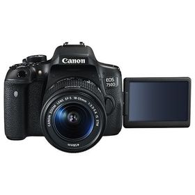 Canon EOS 750D 18-55mm + 75-300mm Lens DSLR Fotoğraf Makinesi
