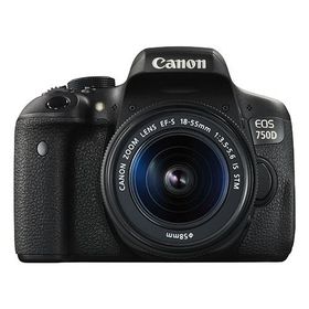 Canon EOS 750D 18-55mm + 75-300mm Lens DSLR Fotoğraf Makinesi